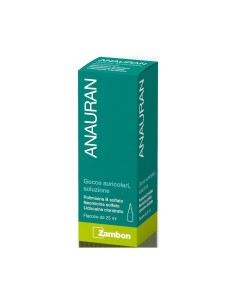 Anauran Gocce Auricolari Polimixina B solfato Otiti Flacone 25 ml
